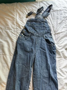 London London denim overalls with adjustable straps 28” waist - Picture 1 of 11