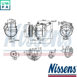 COMPRESSOR AIR CONDITIONING 890948 FOR MAZDA 2HatchbackCX-3 P5XC/P5XB 1.5L 4cyl - Picture 1 of 6