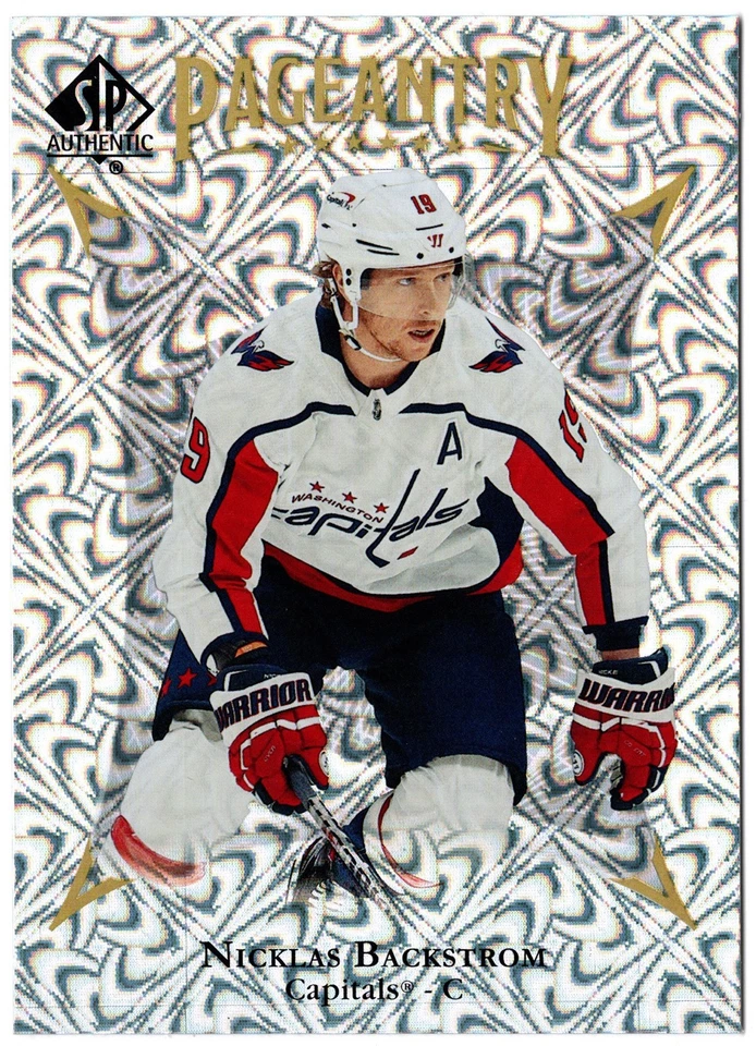 2021-22 Upper Deck SP Authentic Pageantry NICKLAS BACKSTROM #P-26 Capitals UD - Image 1 of 1