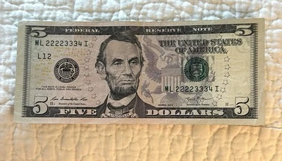 Rare Serial Consecutive Quad, Triple 22223334 - Image 1 of 4