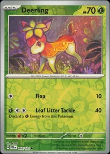 Pokemon - Deerling #016/162 - SV05: Temporal Forces Reverse Holo - Picture 1 of 2