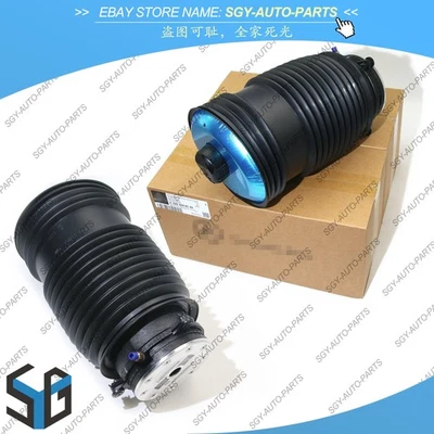 Par de bolsas de resorte de suspensión neumática traseras L&R para Mercedes Clase C W205 C205 Foto 1 de 4