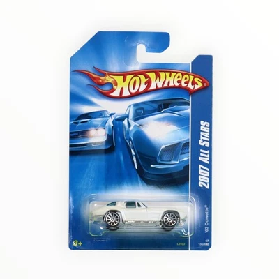 Hot Wheels '63 Corvette 150/180 - White - 2007 Mainline A - Image 1 of 3