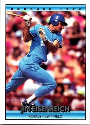 1992 Donruss #297b Jim Eisenreich - Image 1 of 2