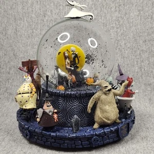 Globo de nieve musical Bradford Disney Pesadilla antes de Navidad falta agua leer - Imagen 1 de 9