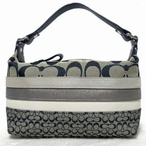 Coach Handbag, Accessory Pouch, Mini Bag, Pouch, Bag, Signature All-over Pattern - Picture 1 of 12