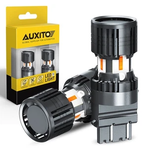 AUXITO CANBUS 56W 3157 3156 3056 LED Turn Signal Light Buibs 1800LM Amber USA - Picture 1 of 16