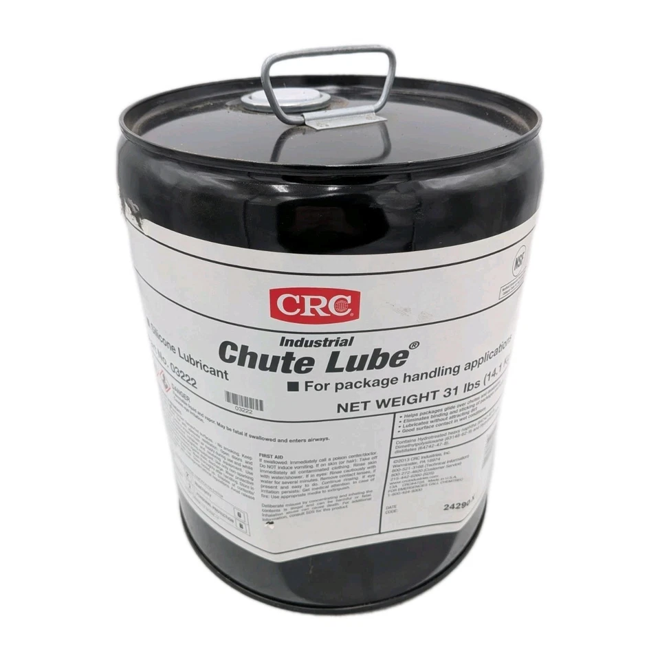 Lubricante de silicona con película húmeda sin manchas CRC #03222 5 galones Foto 1 de 1