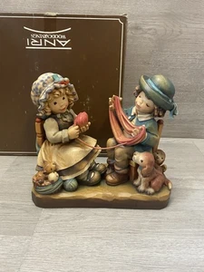 ANRI “A Loving Hand” 6.5” Wood Carving Boxed 101/750 - Picture 1 of 12