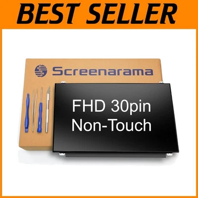 Matte 15.6" FHD 1920x1080 IPS LCD Screen Replacement - Image 1 of 4