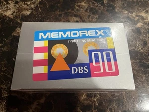 Paquete de 10 cintas de casete de audio en blanco Memorex Dbs 90 posición normal NUEVO NOS - Imagen 1 de 3