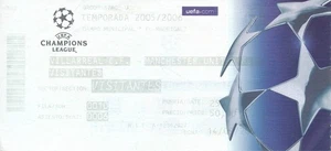 TICKET: Villarreal v Manchester United (UEFA Champions League) 2005/2006 - Picture 1 of 1