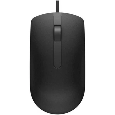 NEW Dell ORG4V6 Scroll Wheel USB 2 Button Standard Optical Mouse Black - Image 1 of 4