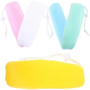 5 Pcs Net Travel Bar Soap Saver Combination Exfoliating Pouch - Picture 1 of 12