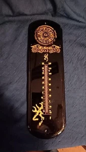 Blechschild mit Thermometer - Werbung für Stirngewehre - Bild 1 von 4