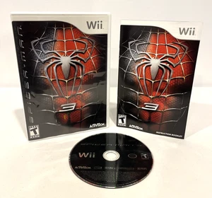 SPIDER-MAN 3 NINTENDO WII COMPLETE SET W/ BOOKLET 2007 MARVEL ACTIVISION - Picture 1 of 5