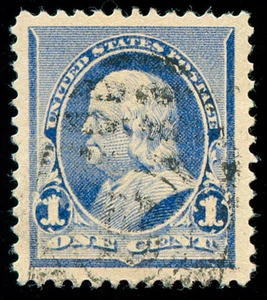 momen: francobolli USA #219 usati classificati PSE XF-SUP 90J LOTTO #87918 - Foto 1 di 3