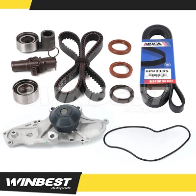 Kit de correa de distribución bomba de agua correa serpentina para 03-17 Acura TL Honda Odyssey 3,5 L Foto 1 de 4