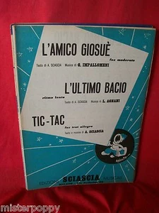 ARMANDO SCIASCIA IMPALLOMENI L'amico Giosuè +Tic tac + L'ulti 1952 Noten JAZZ - Bild 1 von 1