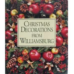 Christmas Decorations From Williamsburg by Susan Rountree Hardcover Dust Jacket - Picture 1 of 16