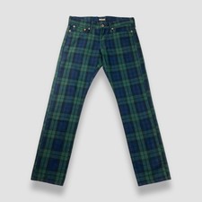 KAPITAL SIZE 28 PLAID SKINNY JEANS 