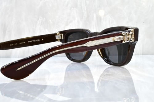 CHROME HEARTS Rari occhiali da sole cartier argento 49 23 cuori cromati cuntvoluted