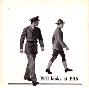 Bell Telephone Soldiers '41 Looks Back at 1916 Military Vintage Print Ad 1941 - Picture 1 of 5