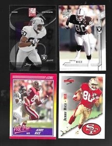 Jerry Rice - Lote de 4 tarjetas - San Francisco 49ers Salón de la fama - Imagen 1 de 1