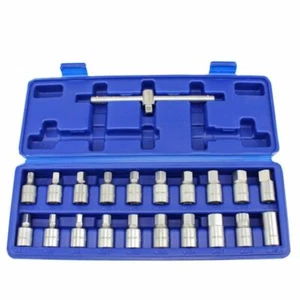 JUEGO DE LLAVES DE ENCHUFE MAESTRO DE DRENAJE US PRO 21 piezas 3/8 DR B3007 - Imagen 1 de 4