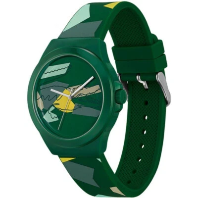 LACOSTE 2011186 MENS NEOCROC GREEN QUARTZ ANALOGUE GREEN MULTI DIAL WATCH *BNWT* - Image 1 of 4