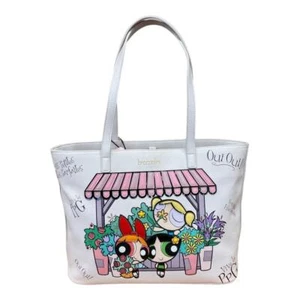 BRACCIALINI Borsa donna Shopper da spalla con divisori POWERPUFF GIRL super G100 - Imagen 1 de 7
