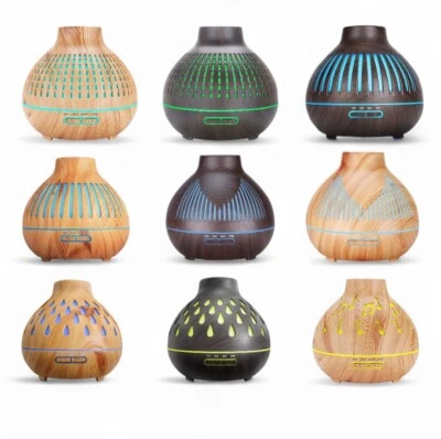 Essential Oil Diffuser 400ml Aromatherapy Ultrasonic Mist Humidifiers USB - Image 1 of 4