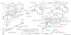 Joint Pipe Assembly, Exhaust, Rear For: Subaru Impreza GC8 GF8 WRX STI 98-00 - Picture 1 of 1