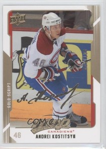 2008-09 Upper Deck MVP Gold Script /100 Andrei Kostitsyn #156