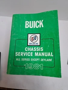 Original 1981 Buick Fahrwerk Service Manual - Bild 1 von 5