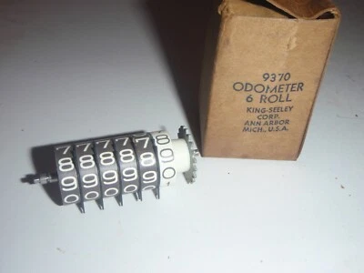 Rueda odómetro total 49 50 Kaiser 1949 1950 King-Seeley # 9370 NOS Foto 1 de 3