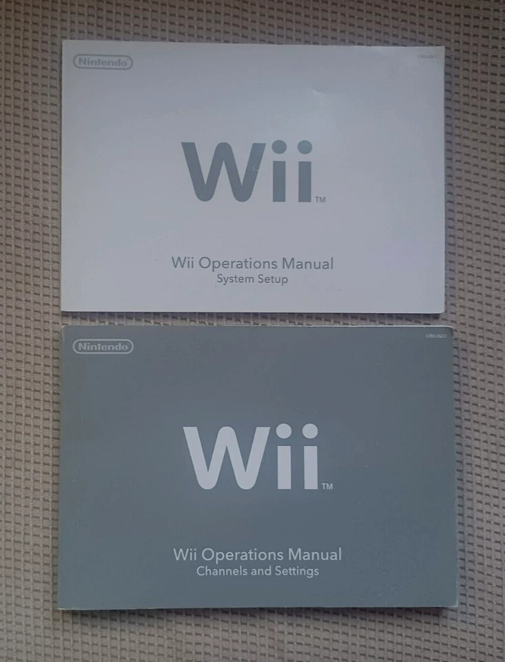Nintendo Wii U System & Channels Console Operations Manual Instruction Booklets  - Image 1 of 1