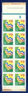US 2530 Hot Air Balloon, Plate # Pane/10 Mint NH, Not Folded - Picture 1 of 1