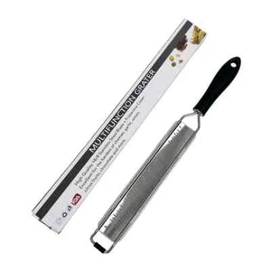 Lemon Zester Cheese Grater Stainless Steel Parmesan Spice, Ginger Citrus Zester - Picture 1 of 5