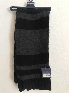 NWT Croft & Barrow Men's Seasonal Access Scarf Black One Size Ret $24(5hmbx-34) - Picture 1 of 6