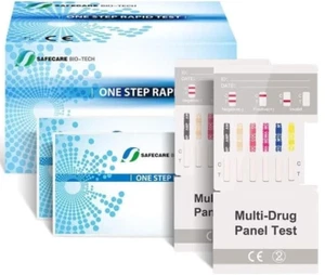 5 x Urine Drug Test Kits - 6 in 1 THC, Cannabis, Meth, ICE, MDMA, Cocaine - Picture 1 of 4