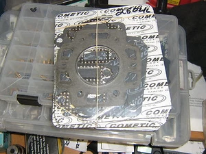xenoah, rupp, chaparral 250 cometic gasket set fiber .043 thick. - Picture 1 of 1