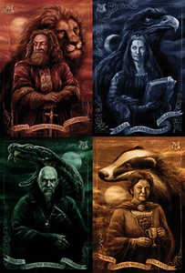 Harry Potter Hogwarts Founders Art Prints | Wizarding World - Picture 1 of 5