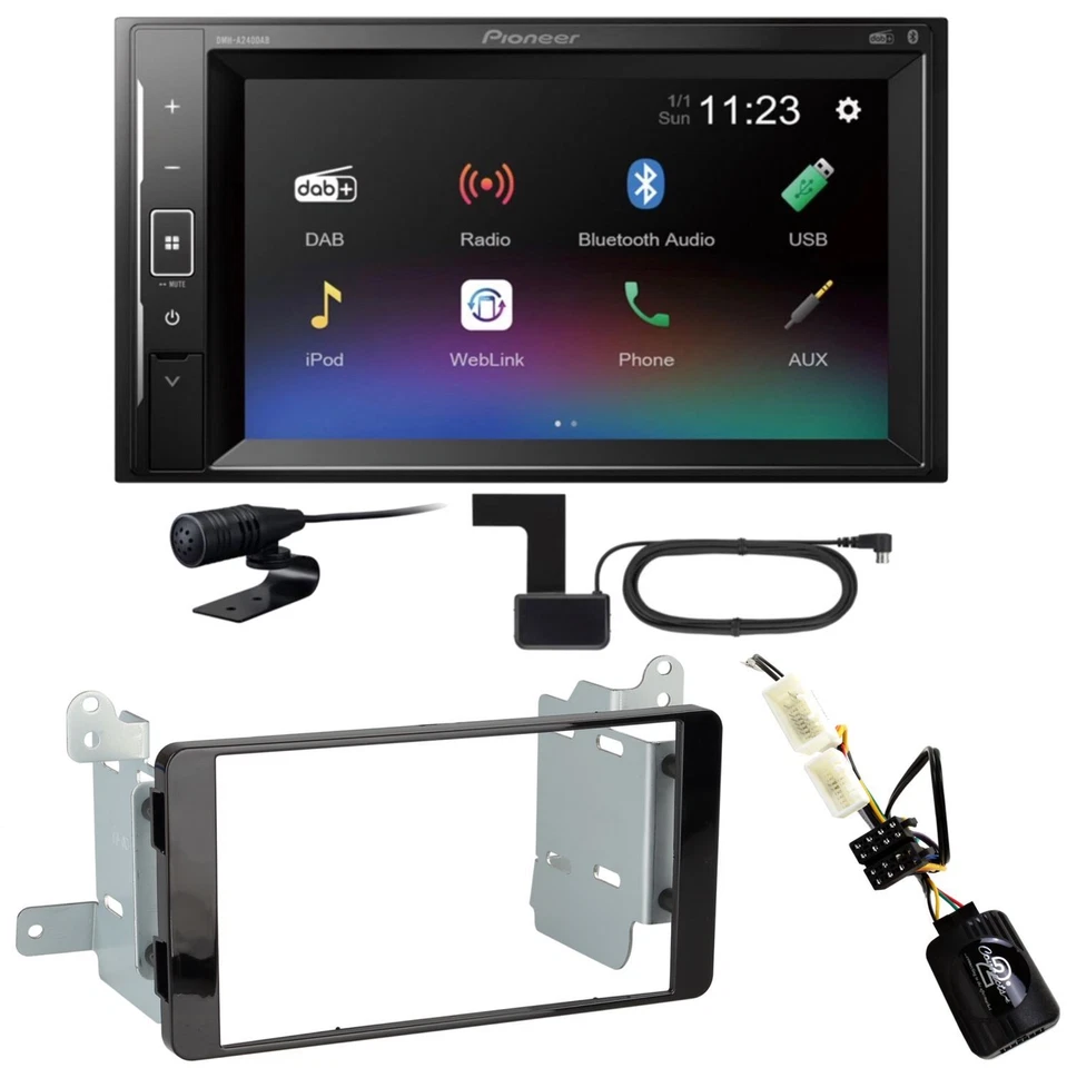 Pioneer DMH-A240DAB Doppel-DIN MP3-Autoradio Touchscreen DAB Bluetooth USB iPod