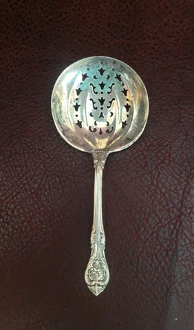 GORHAM Sterling Flatware "KING EDWARD" Bon Bon Spoon Cover