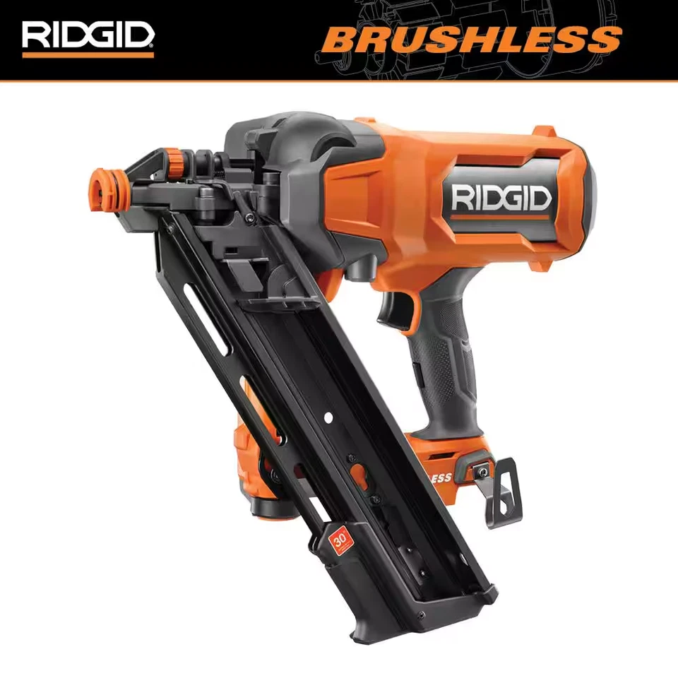 RIDGID R09895B 18V Cordless Framing Nailer Gun