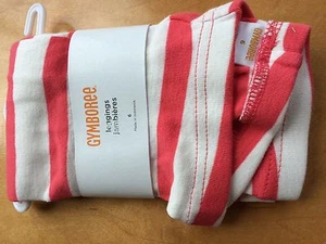 NWT Gymboree Girls Leggings SZ 5,6,7,8 Purrfectly Fabulous Stripe Coral - Picture 1 of 1