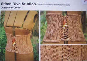 Outerwear Corset knitting pattern - Picture 1 of 2