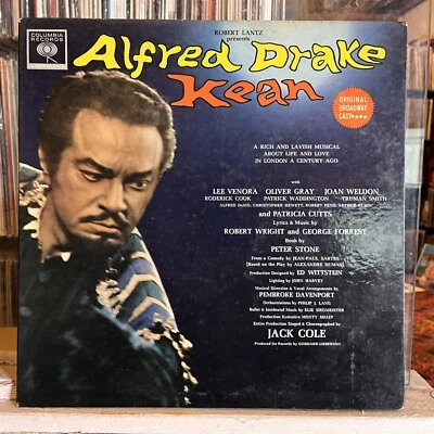 [MUSICAL/STAGE]~EXC LP~KEAN~(ALFRED DRAKE)~(Original Broadway )~[1961~WLP PROMO - Image 1 of 4
