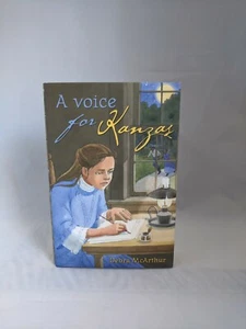 SIGNED- First Edition A Voice for Kanzas by Debra McArthur (Hardcover) Like New - Picture 1 of 10